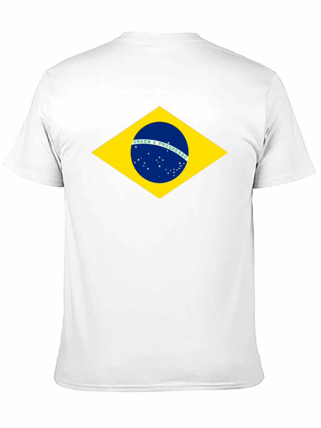 Brazil Flag Graphic T-Shirt - Black