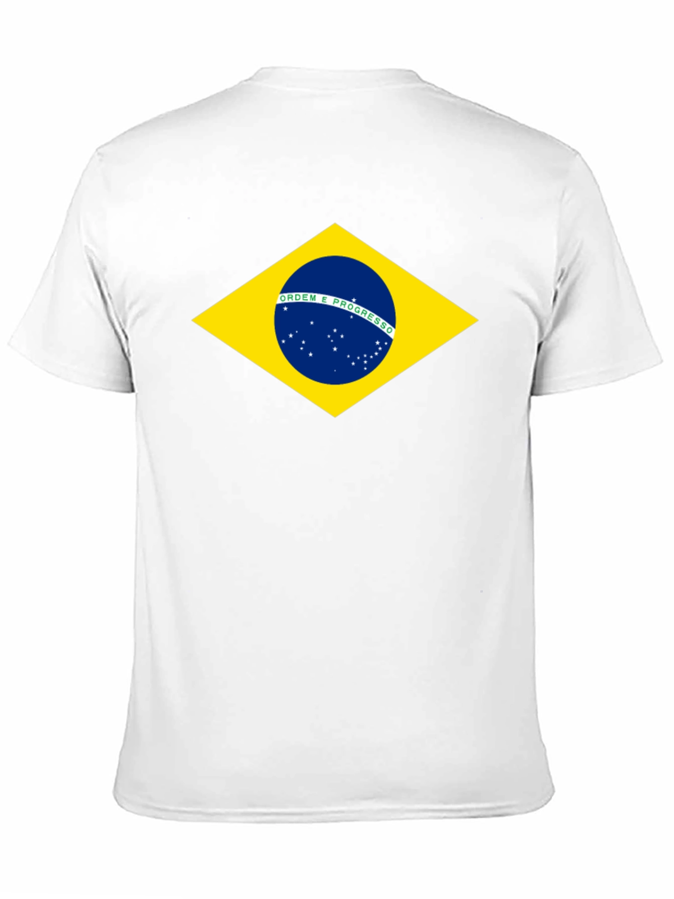 Brazil Flag Graphic T-Shirt - Black