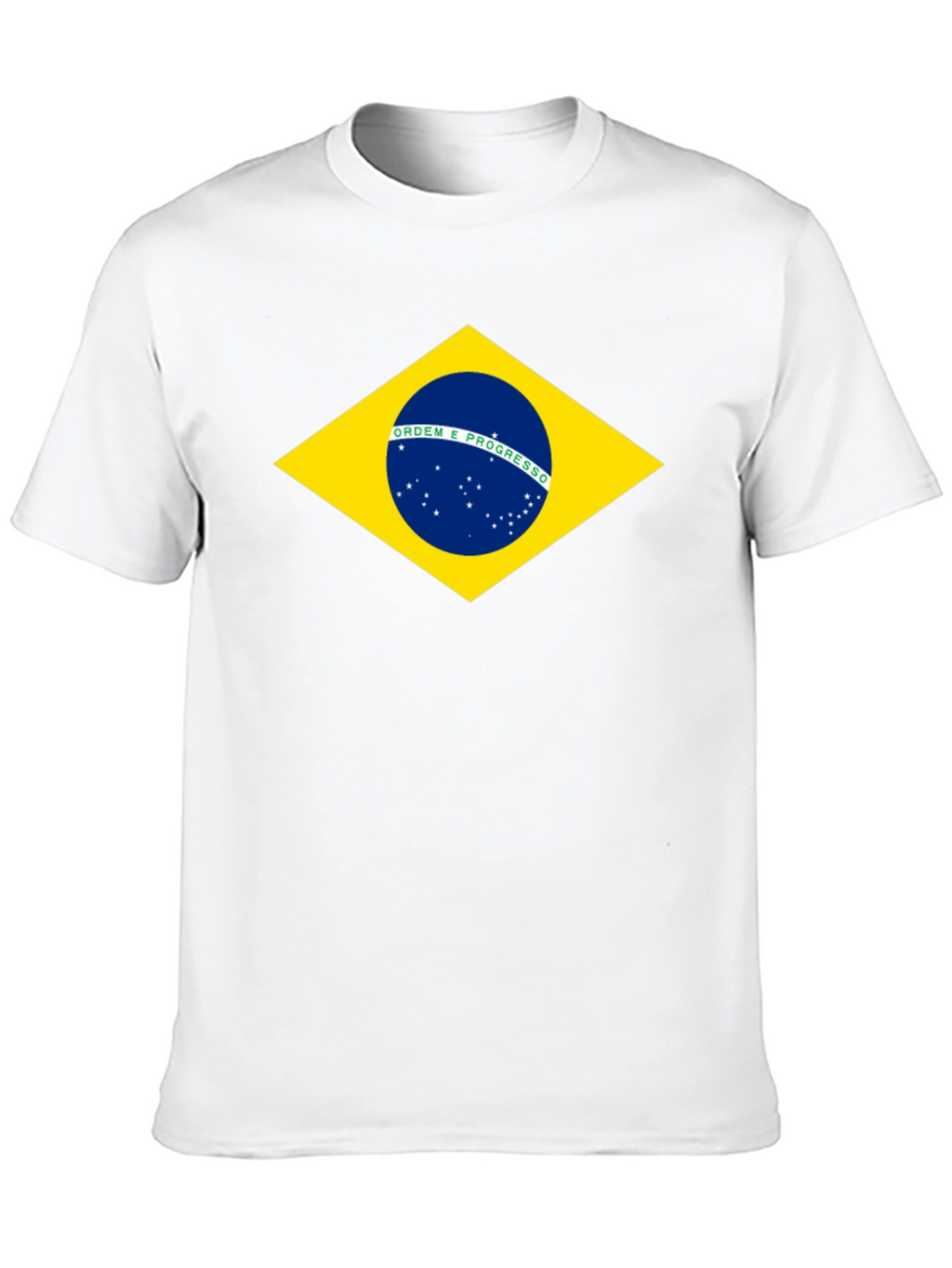 Brazil Flag Graphic T-Shirt - Black