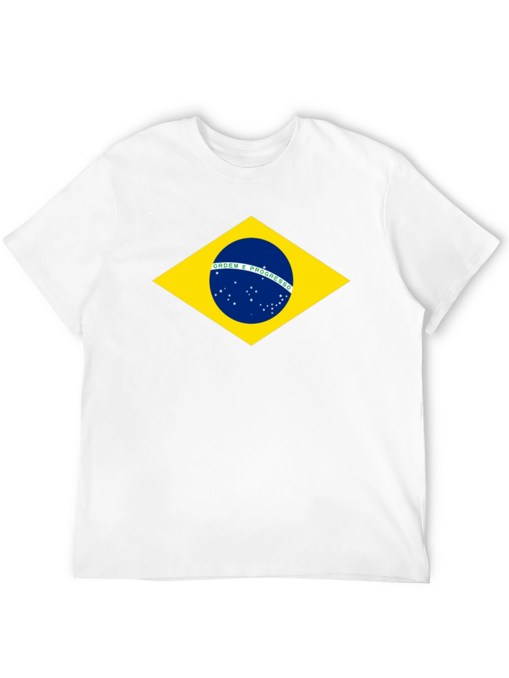 Brazil Flag Graphic T-Shirt - Black