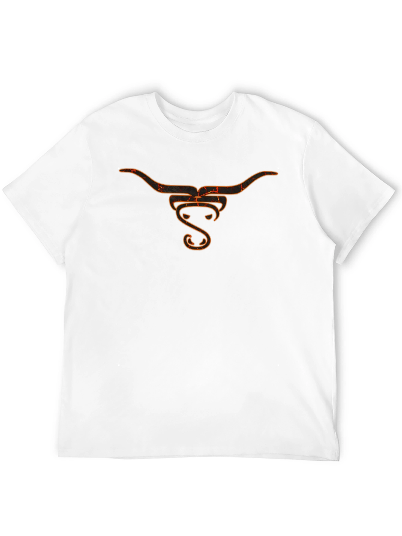 Bull Horn Graphic Tee - Mens Black T-Shirt