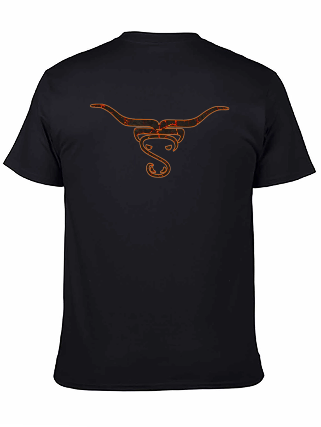 Bull Horn Graphic Tee - Mens Black T-Shirt