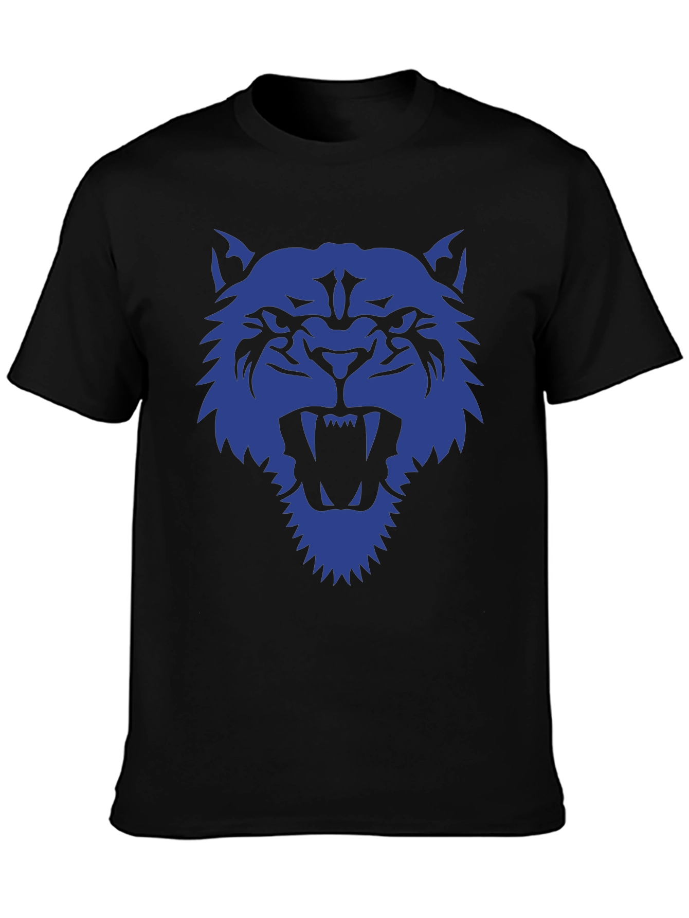 Cool Cat Graphic Tee - Black Cotton Shirt
