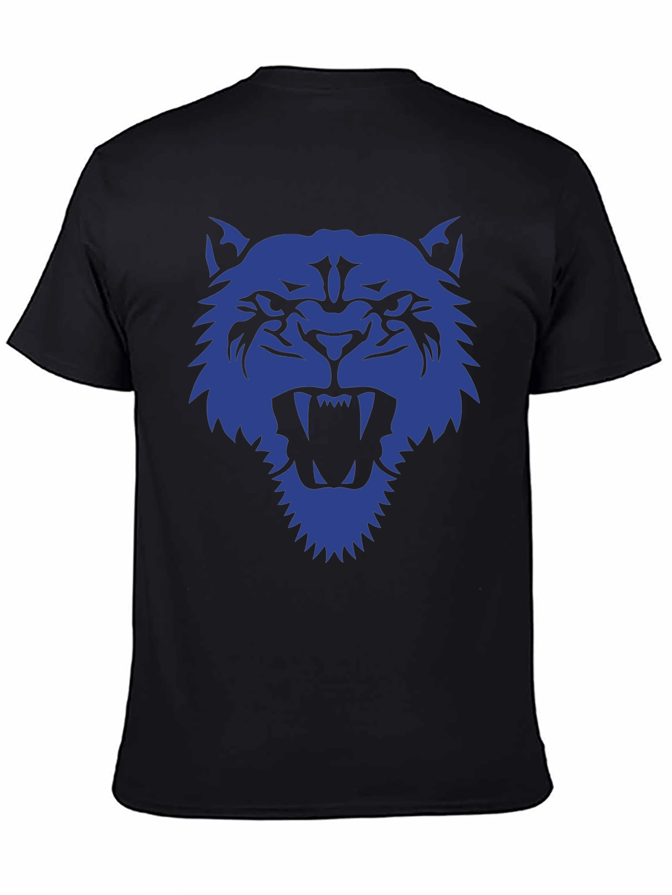 Cool Cat Graphic Tee - Black Cotton Shirt