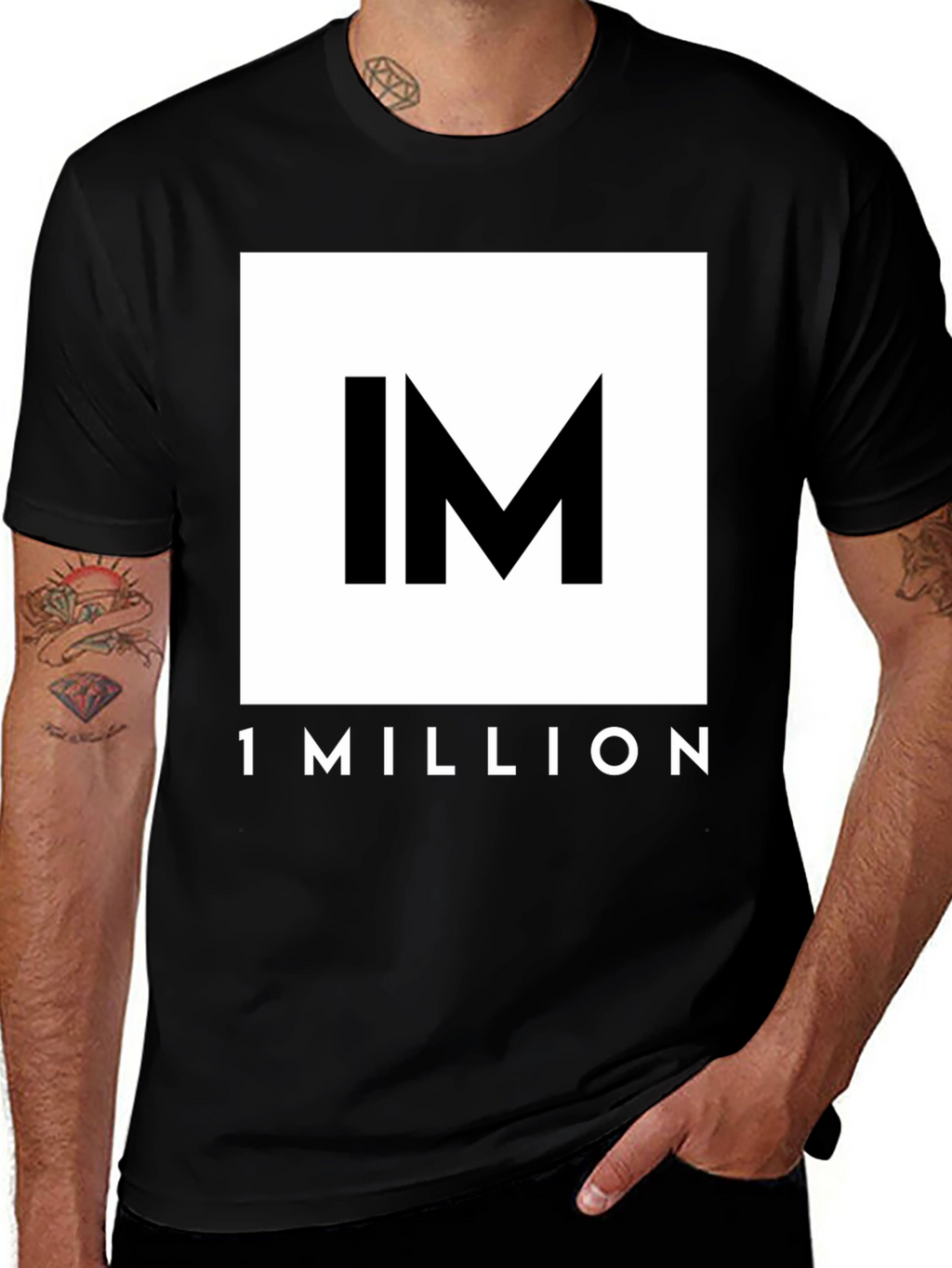 1 Million Dance Studio Black T-Shirt