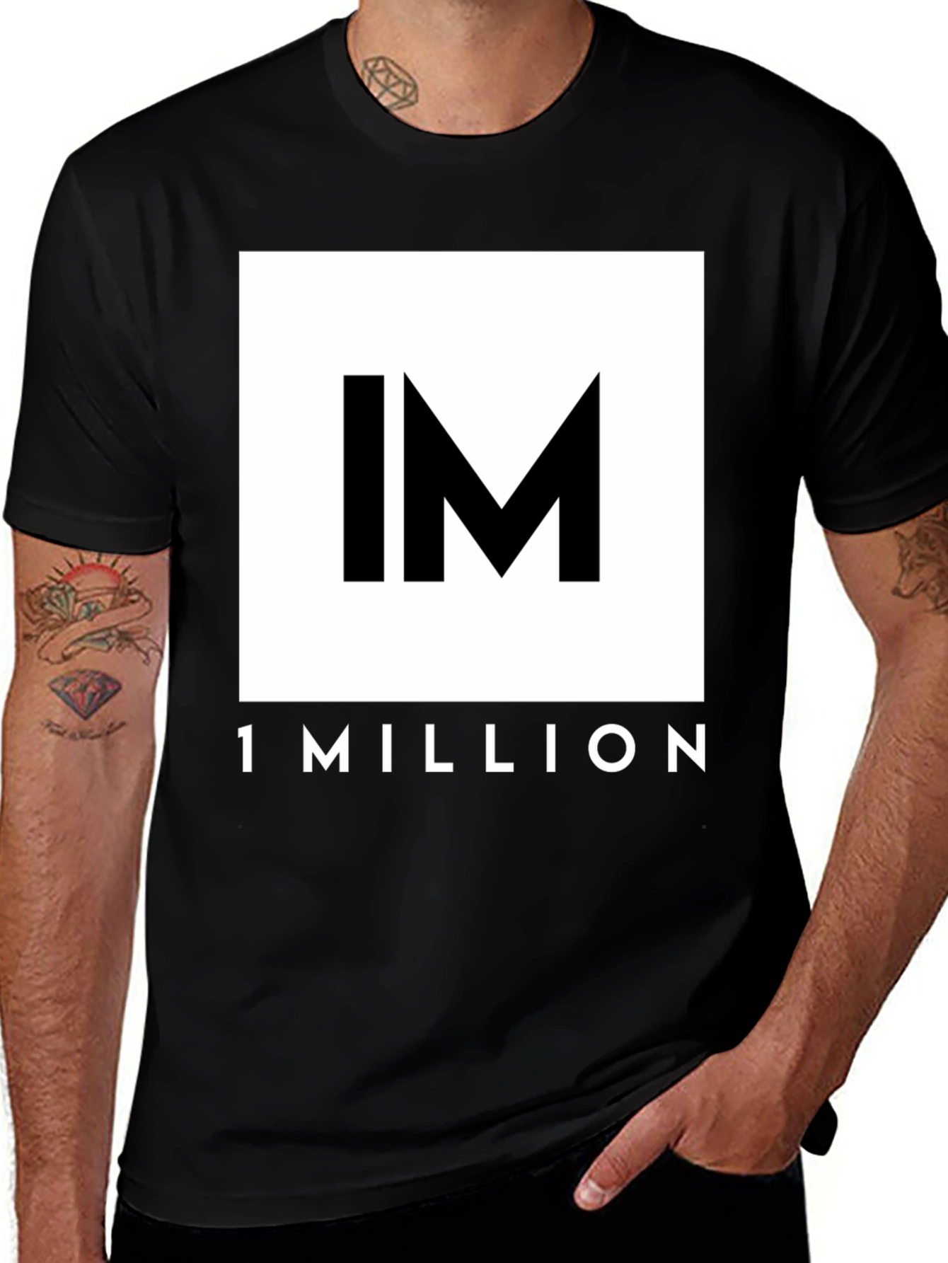 1 Million Dance Studio Black T-Shirt