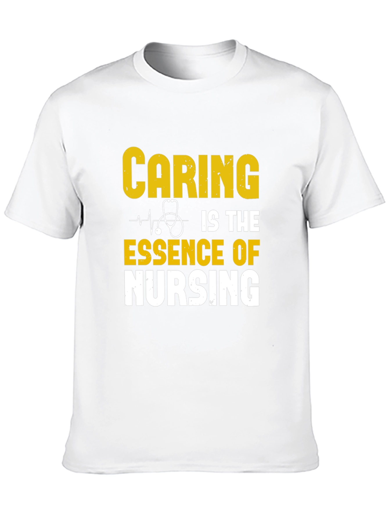 Caring is Essence of Nursing Black T-Shirt