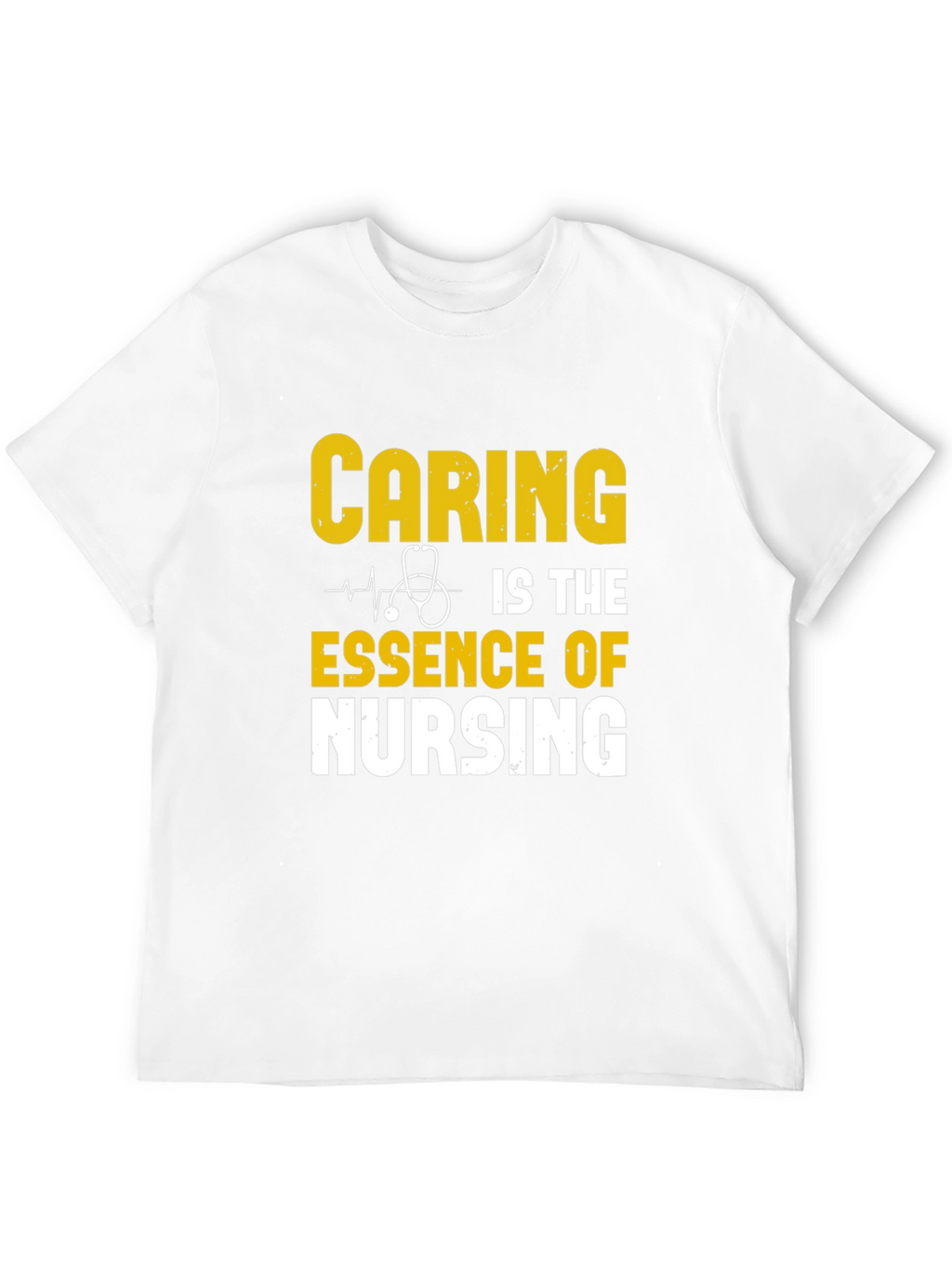 Caring is Essence of Nursing Black T-Shirt