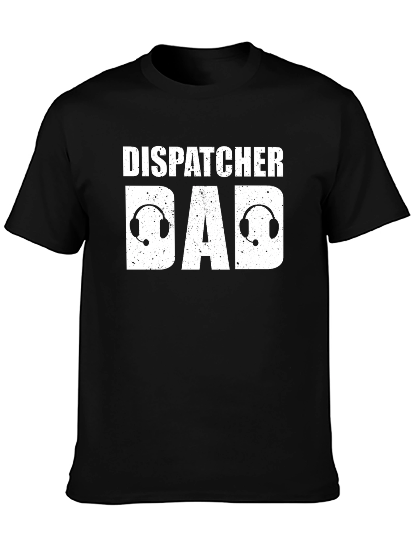 Dispatcher Dad Headset Graphic T-Shirt