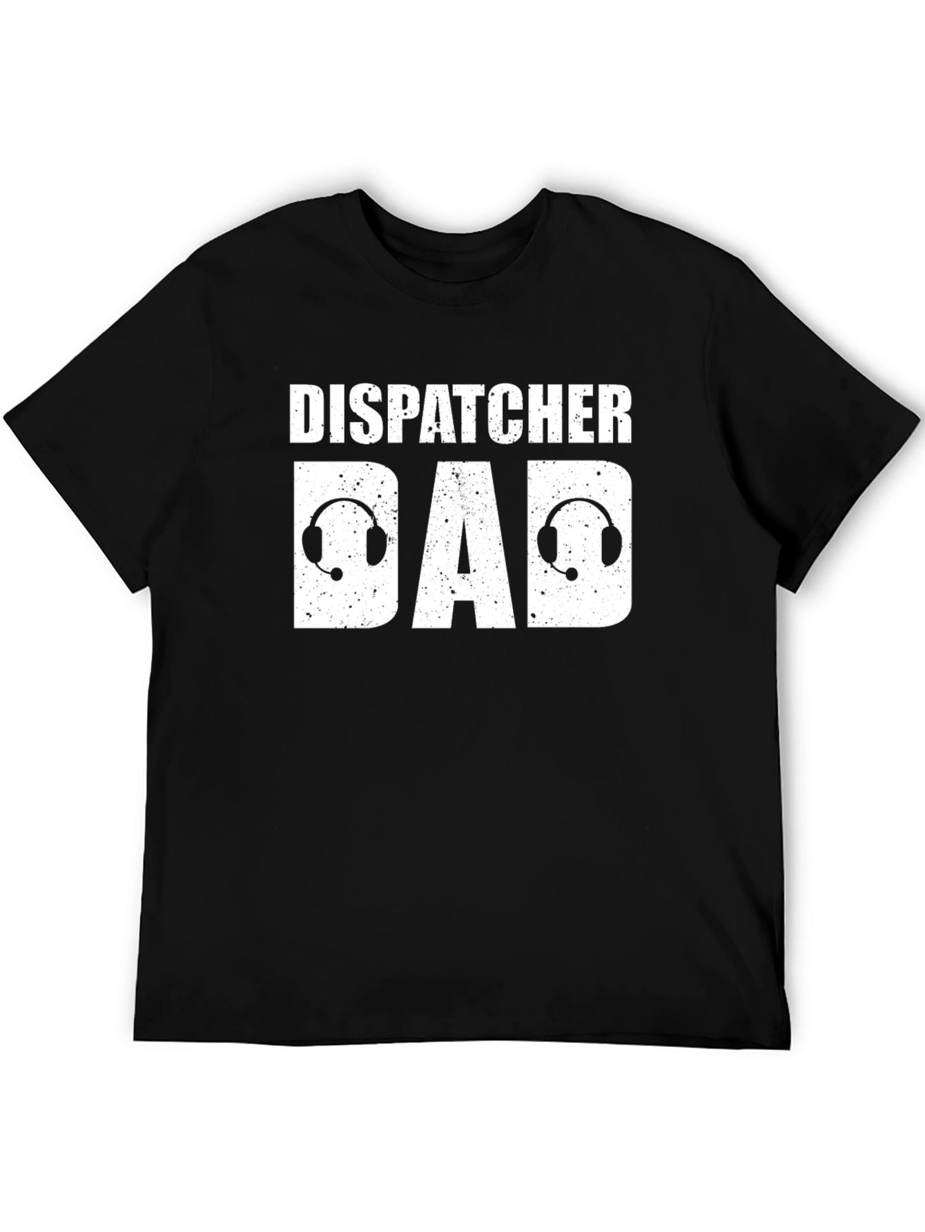 Dispatcher Dad Headset Graphic T-Shirt