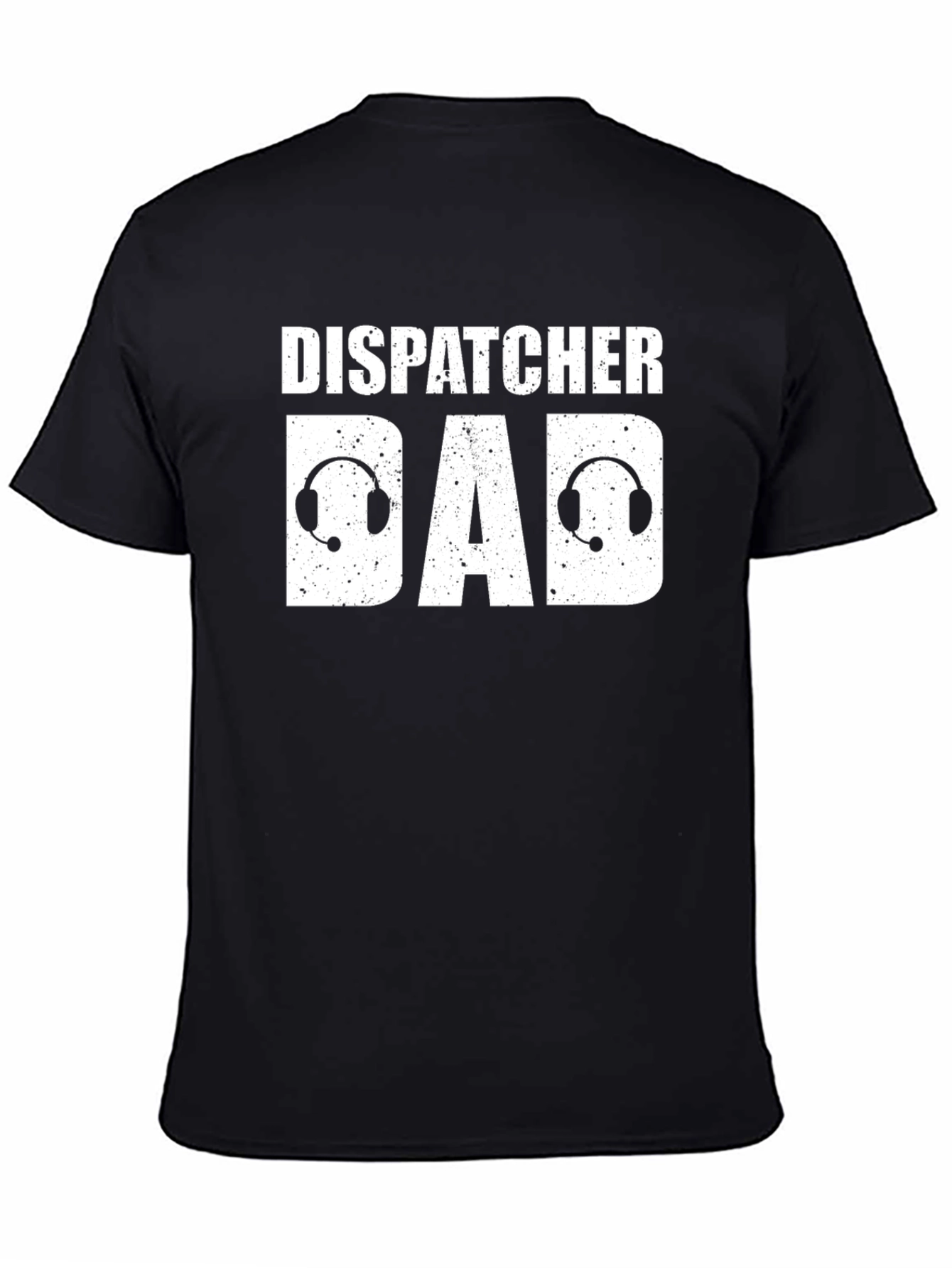 Dispatcher Dad Headset Graphic T-Shirt