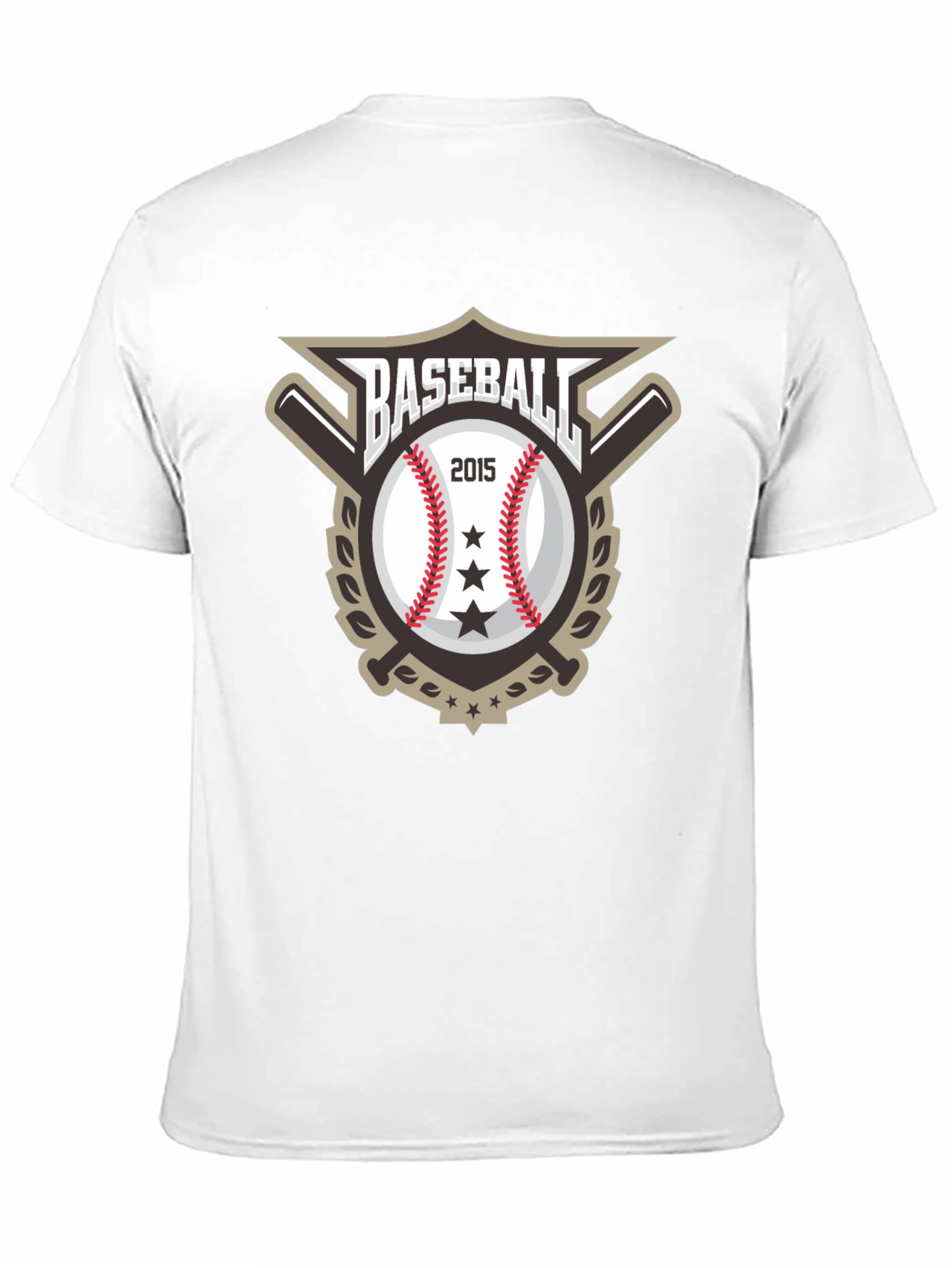 Baseball 2015 Graphic Tee - Stylish Black T-Shirt