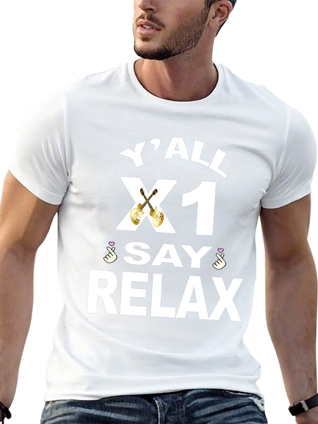 Yall X1 Say Relax Graphic Tee