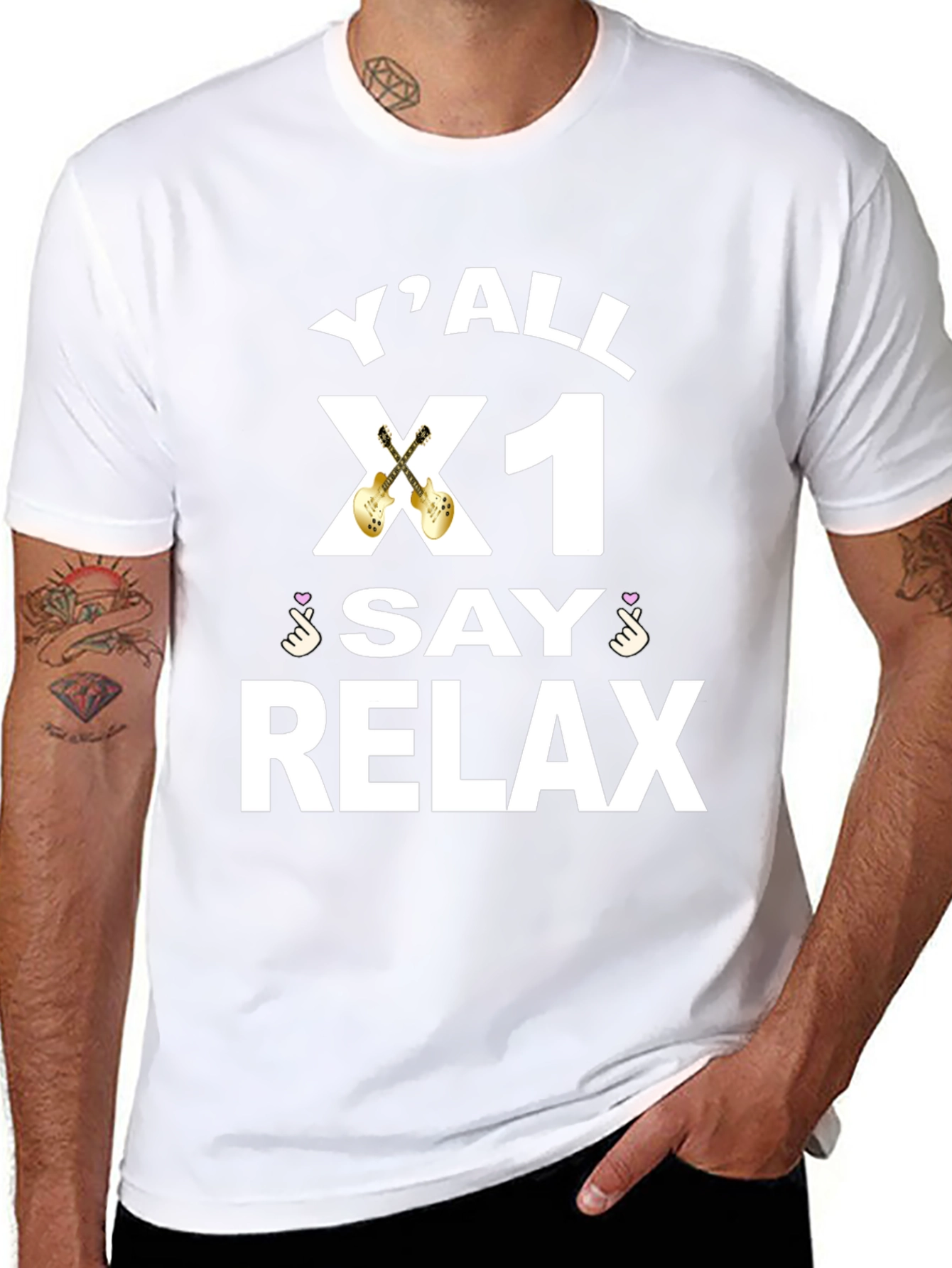 Yall X1 Say Relax Graphic Tee
