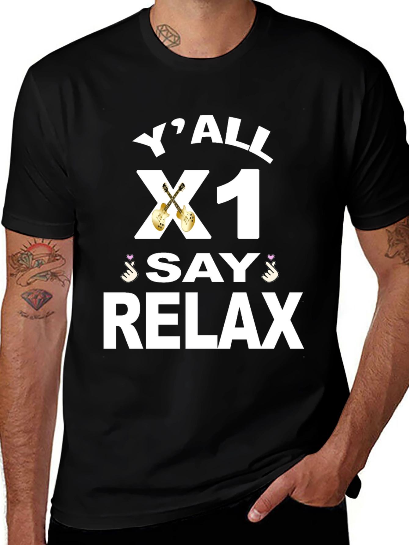 Yall X1 Say Relax Graphic Tee