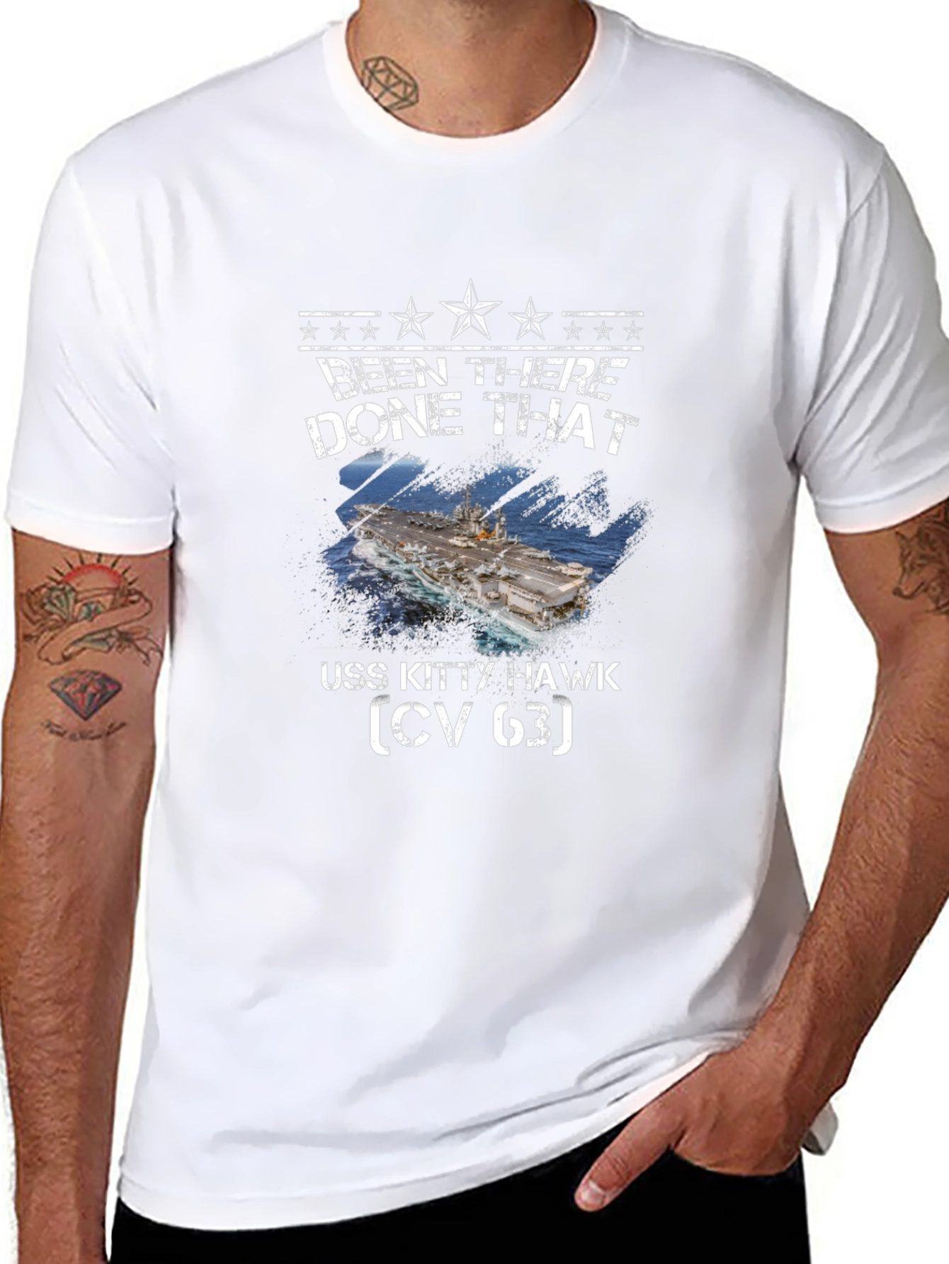 Been There Done That USS Kitty Hawk CV 63 T-Shirt