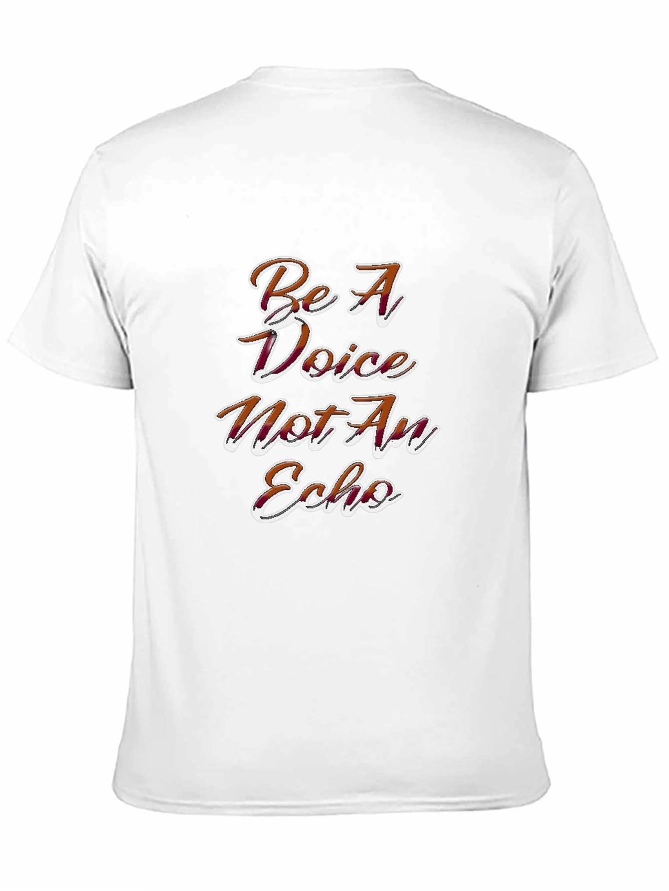 Be A Voice Graphic Tee - Motivational Black T-Shirt