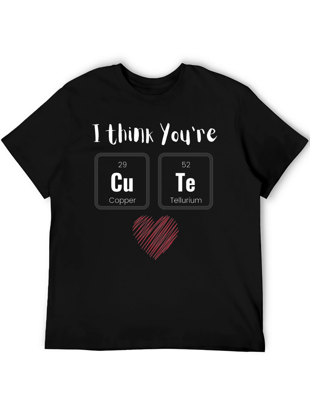Cute Chemistry Black T-Shirt