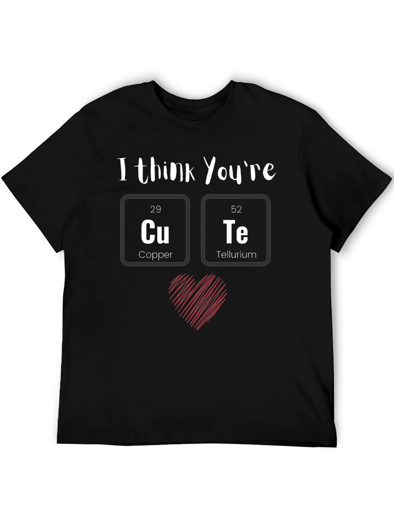 Cute Chemistry Black T-Shirt