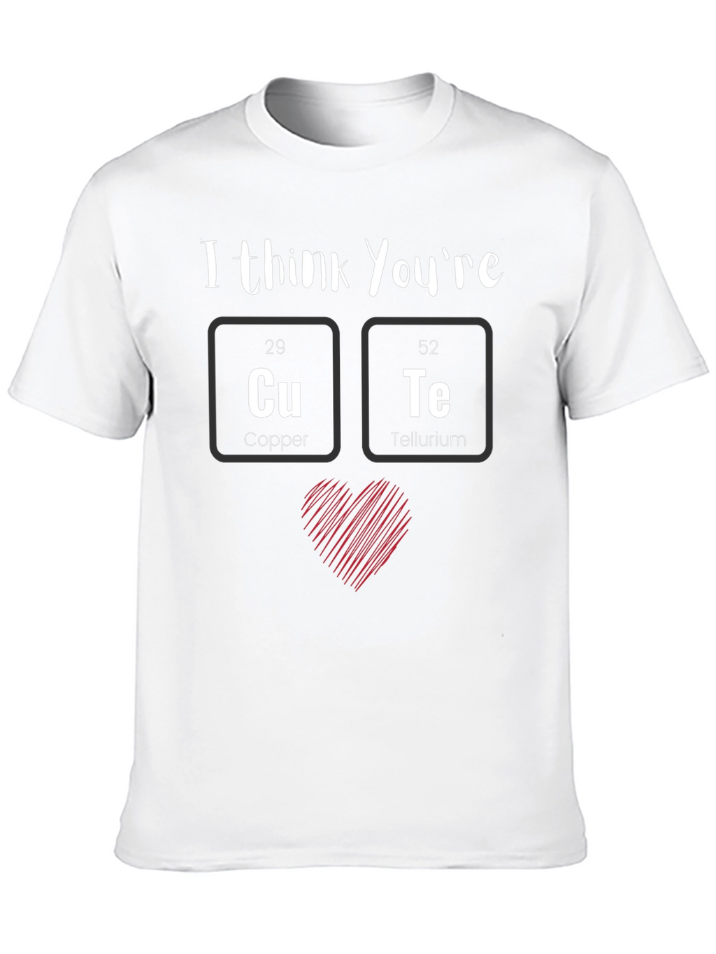 Cute Chemistry Black T-Shirt