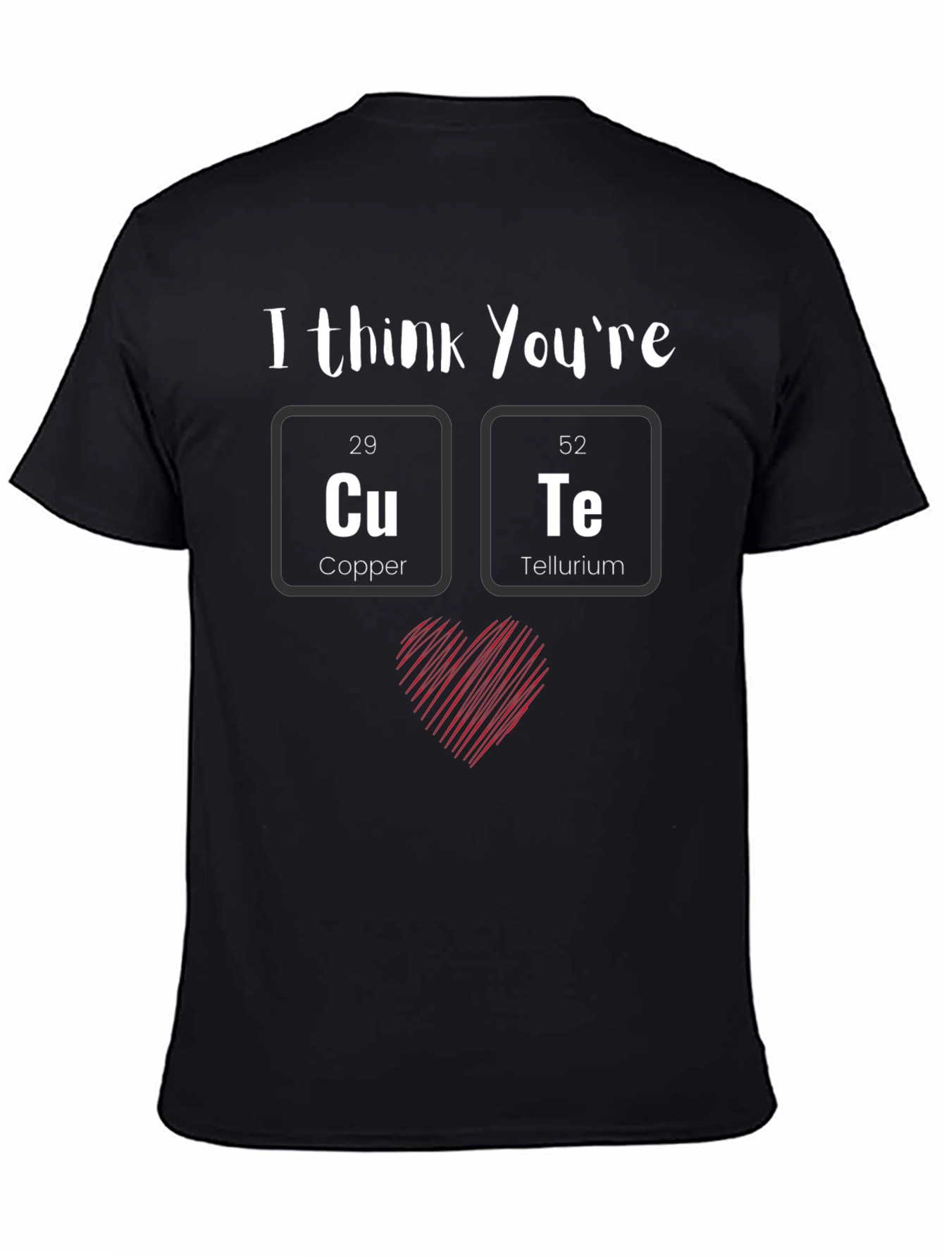 Cute Chemistry Black T-Shirt