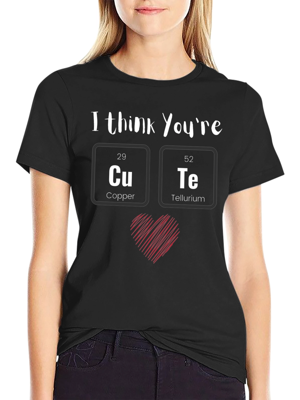 Cute Chemistry Black T-Shirt