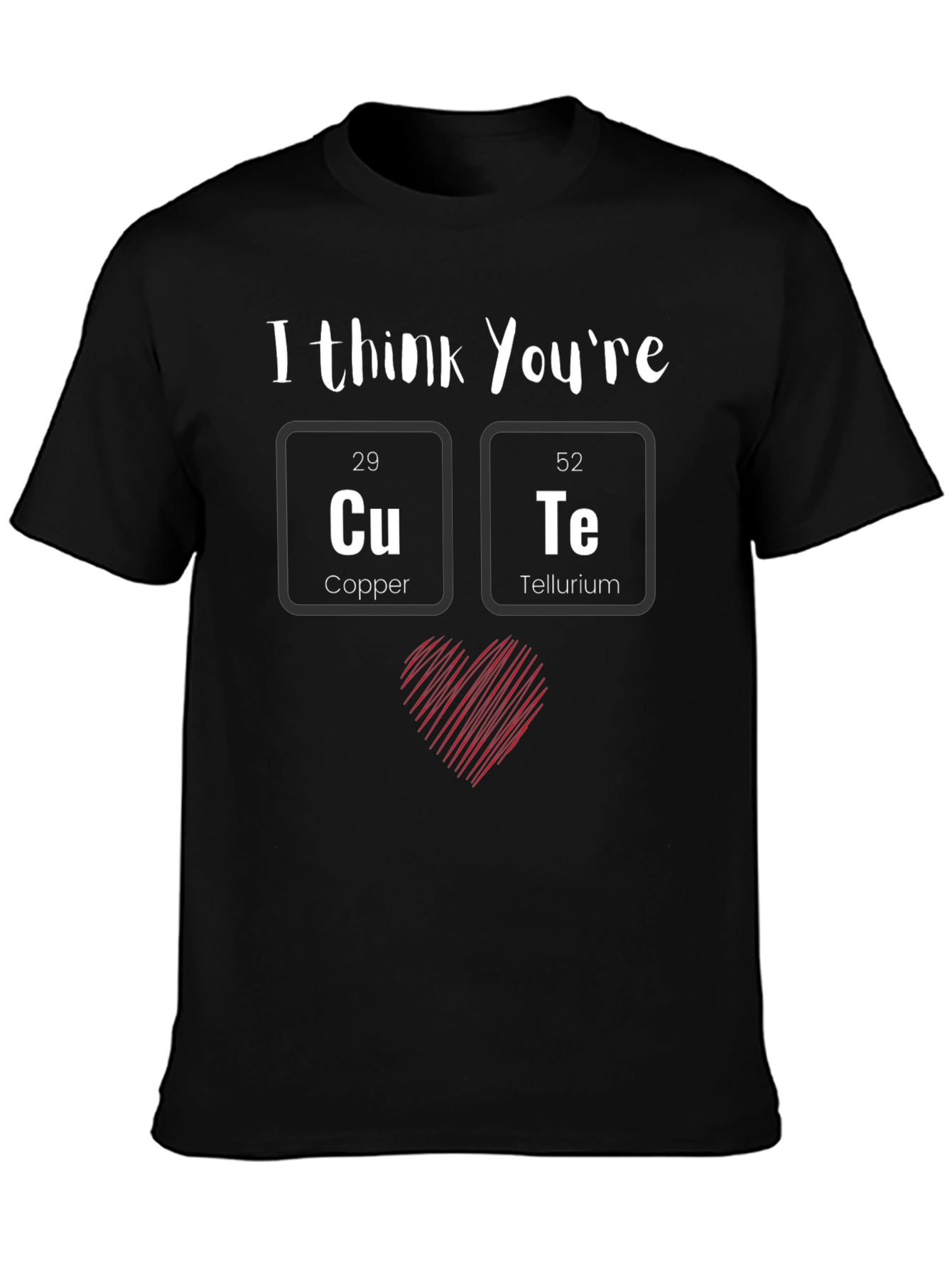 Cute Chemistry Black T-Shirt