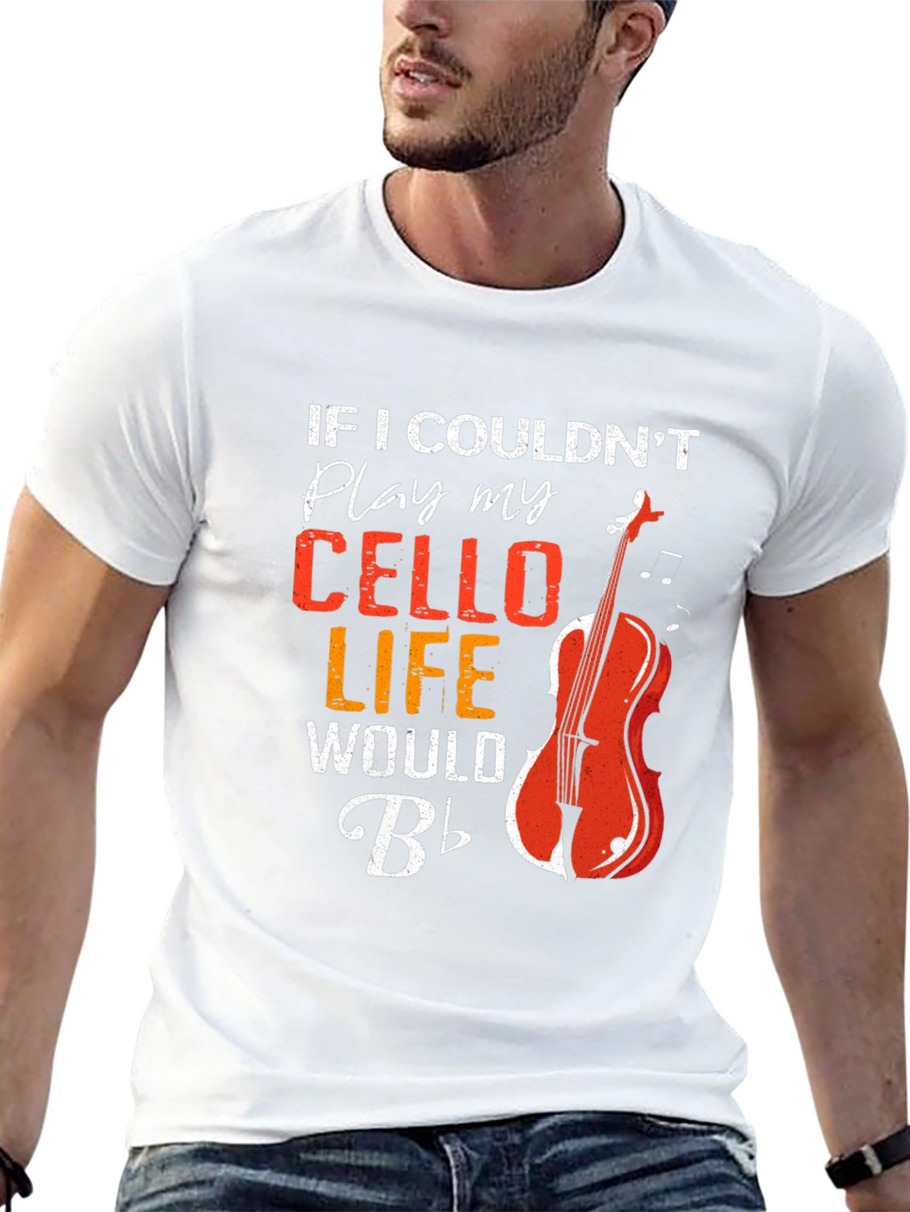 Cello Player T-Shirt Funny Music Tee