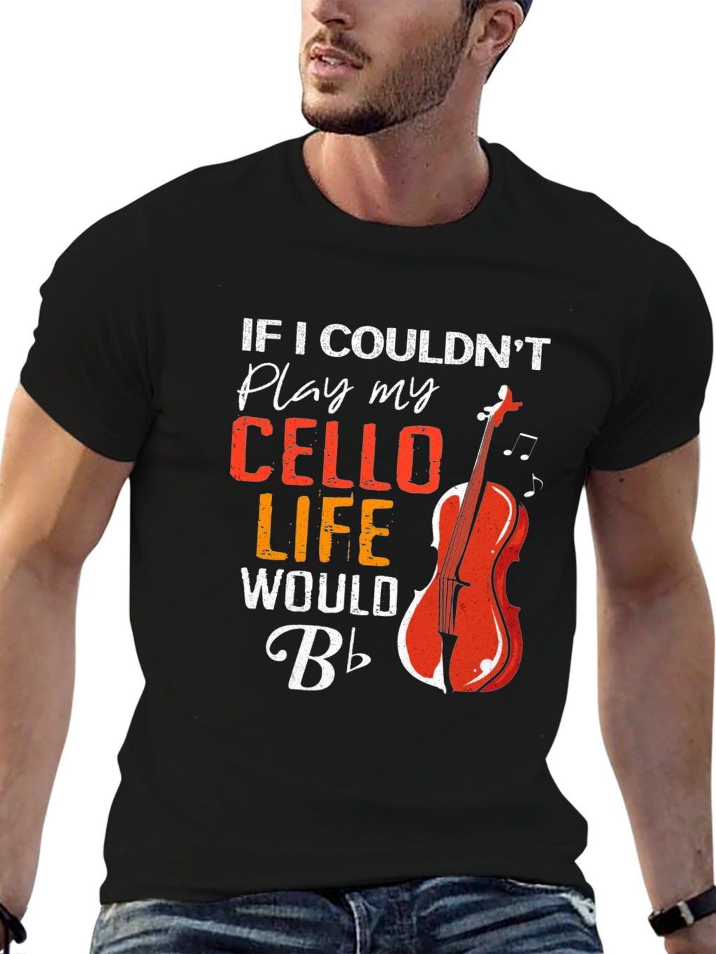Cello Player T-Shirt Funny Music Tee