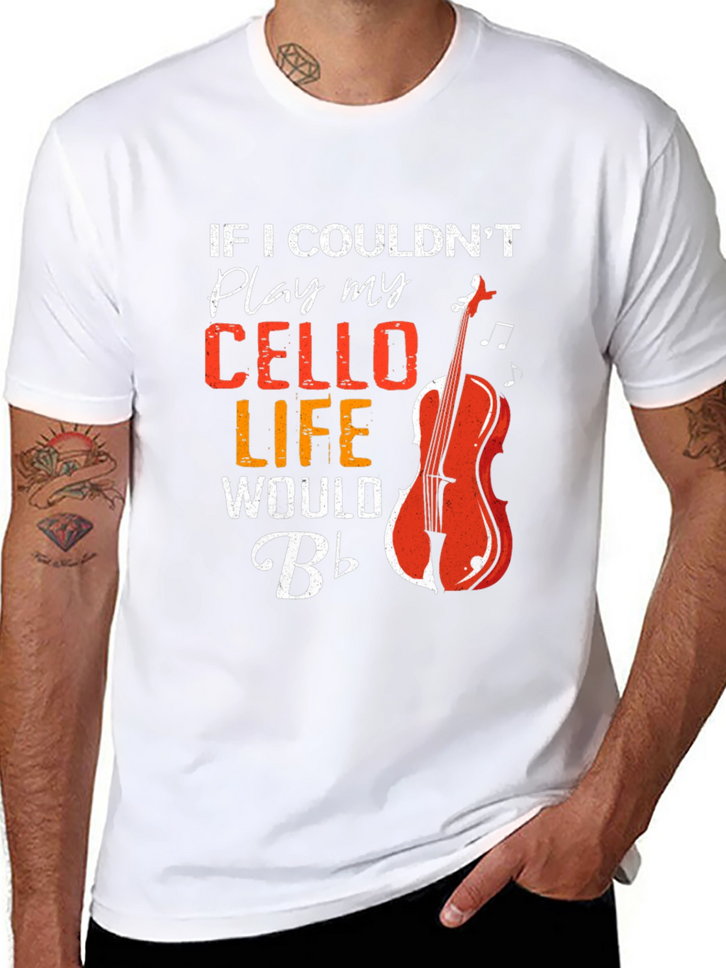 Cello Player T-Shirt Funny Music Tee
