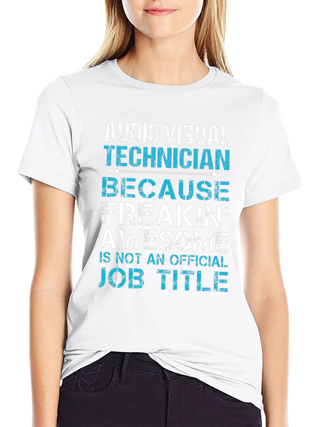 Audio Visual Technician Funny Graphic T-Shirt