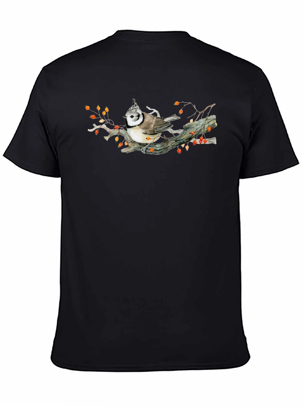 Bird on Branch Graphic T-Shirt