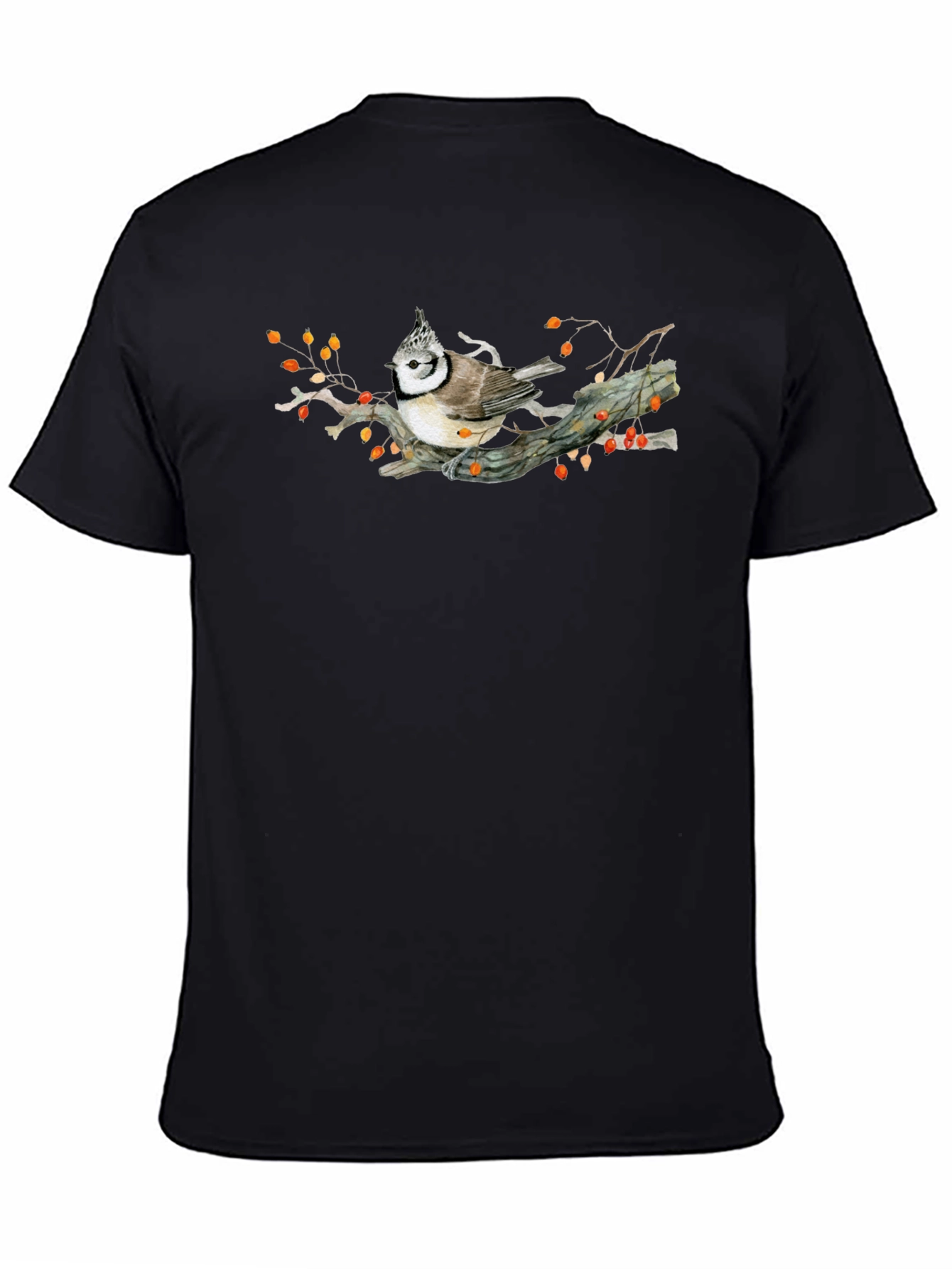 Bird on Branch Graphic T-Shirt