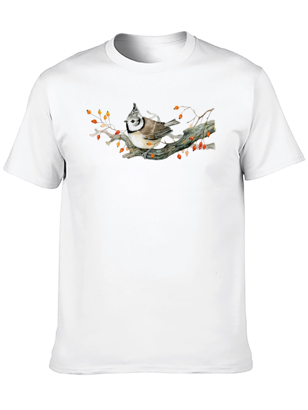 Bird on Branch Graphic T-Shirt