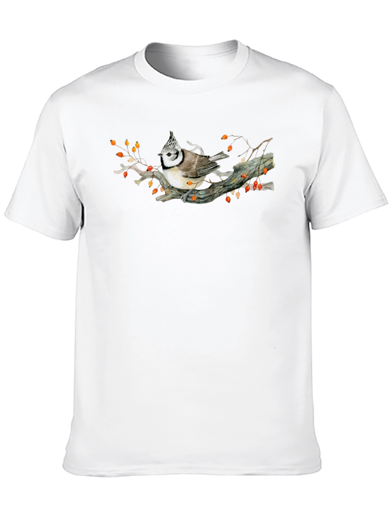 Bird on Branch Graphic T-Shirt