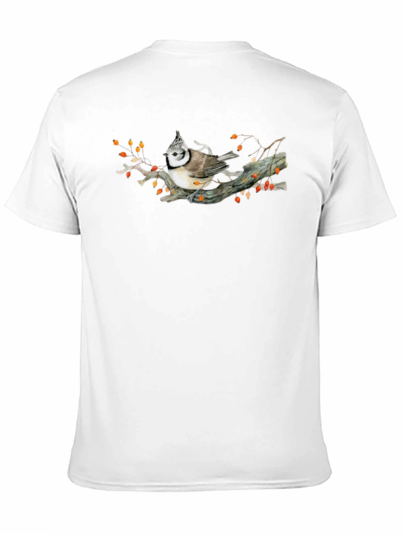 Bird on Branch Graphic T-Shirt