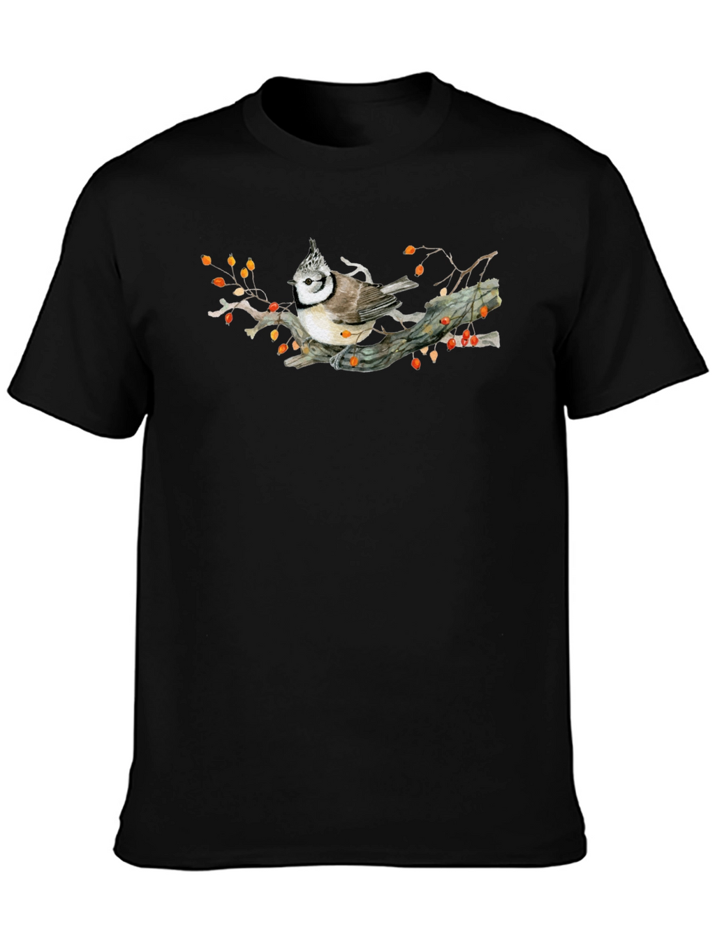 Bird on Branch Graphic T-Shirt