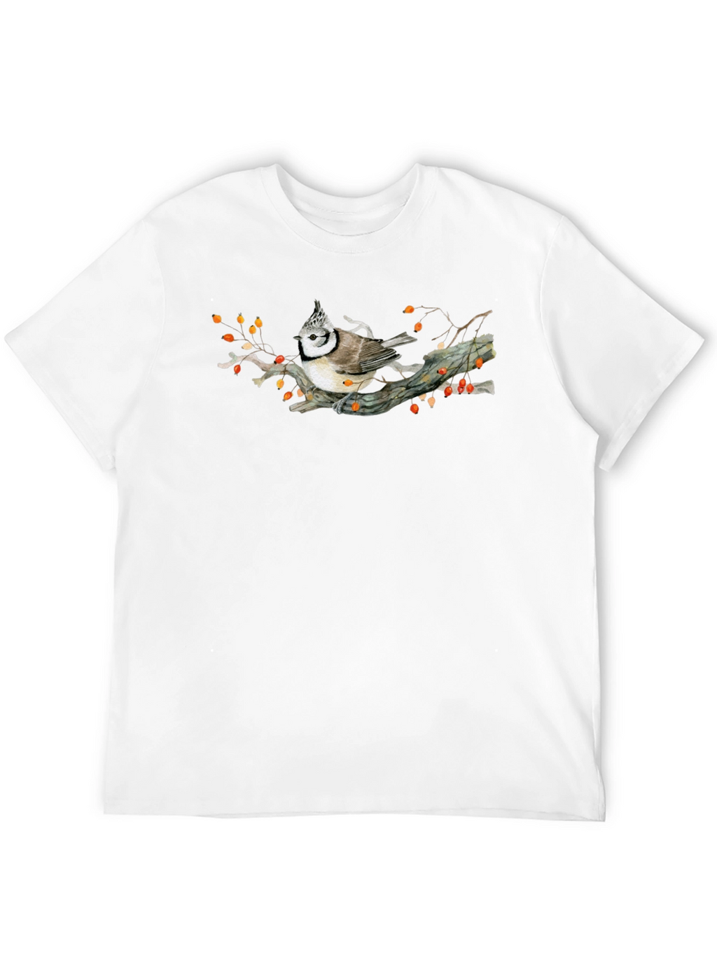 Bird on Branch Graphic T-Shirt
