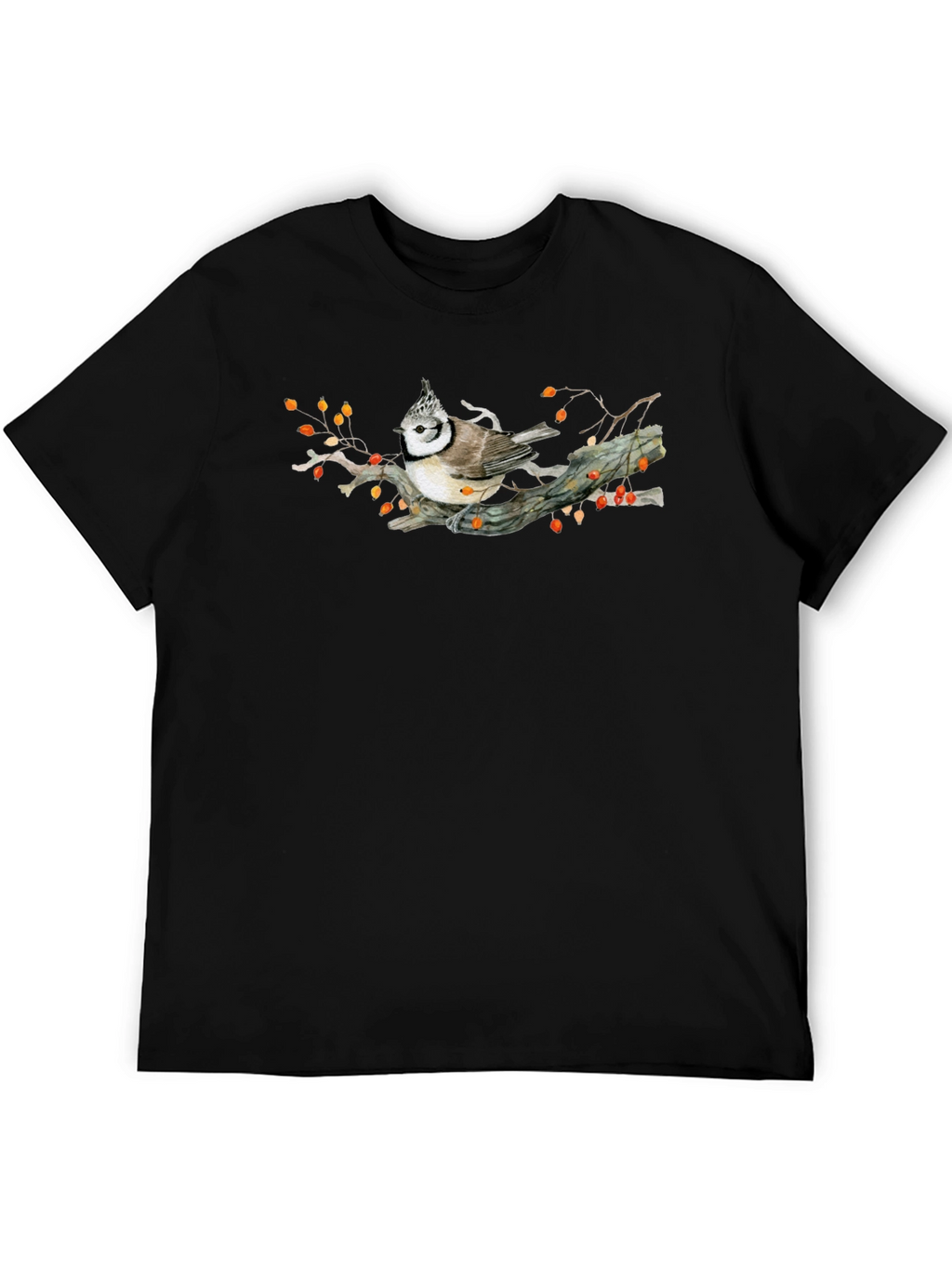 Bird on Branch Graphic T-Shirt
