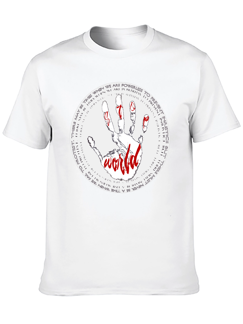 Justice World Graphic Print Tee