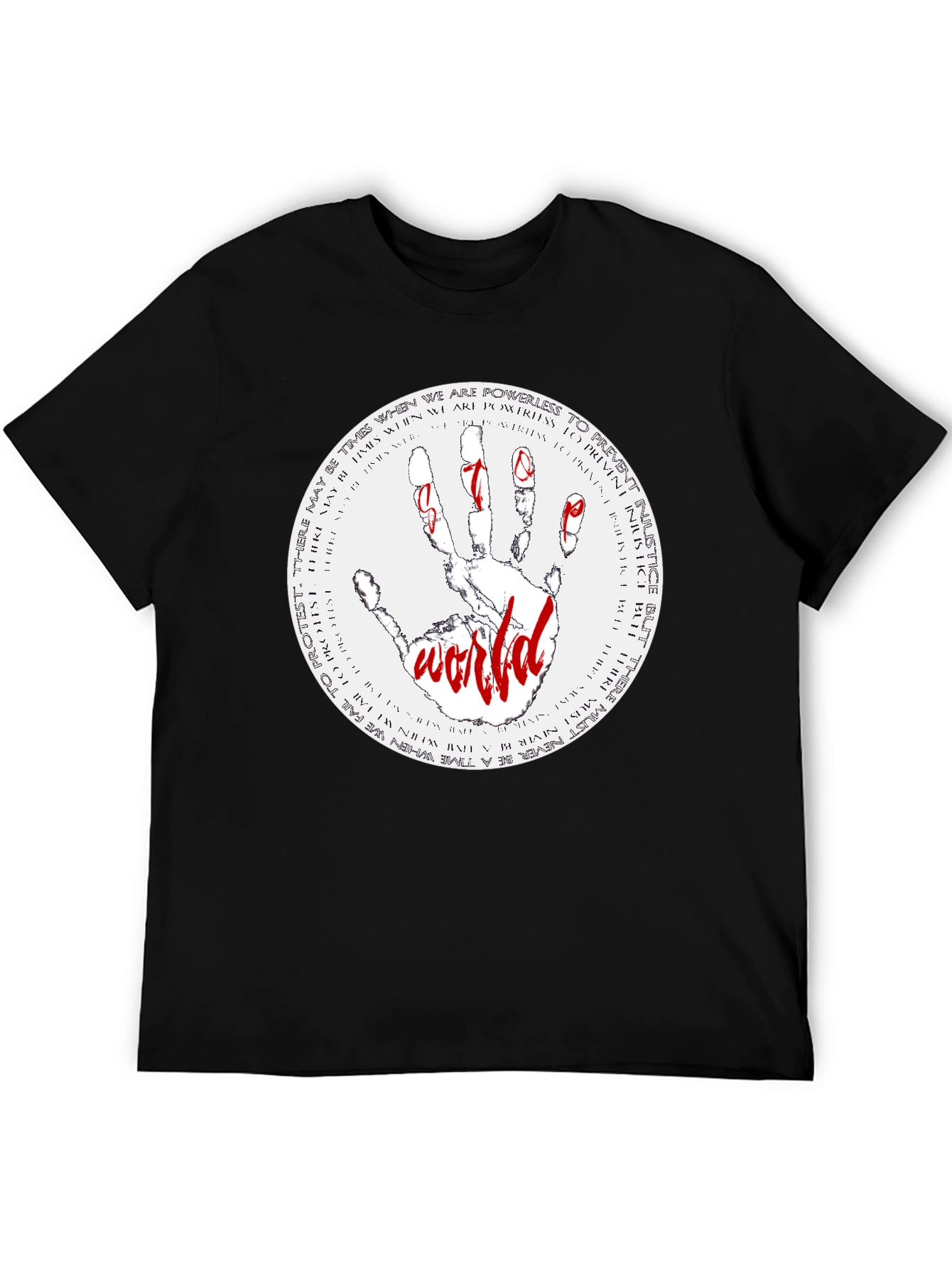 Justice World Graphic Print Tee