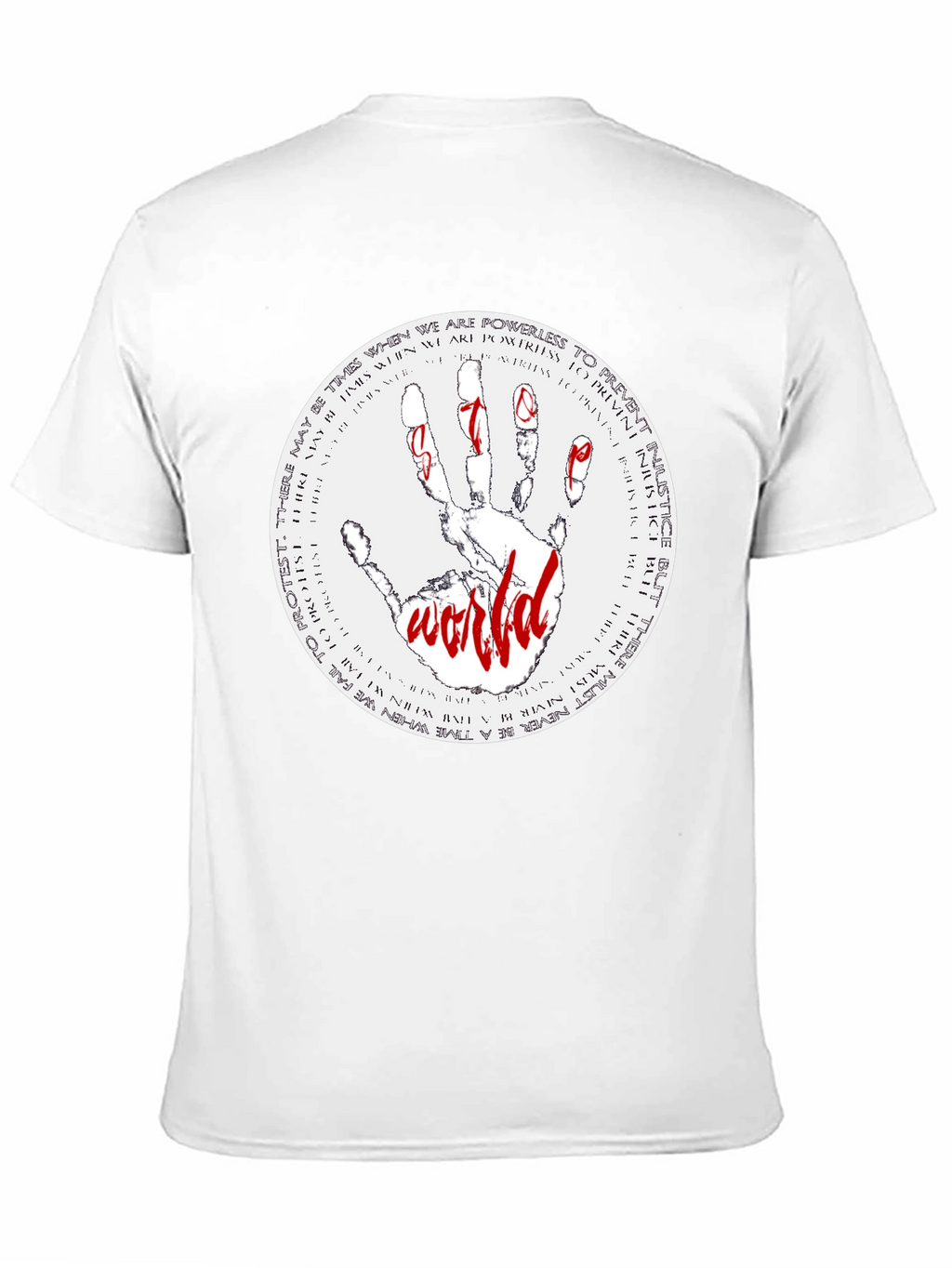 Justice World Graphic Print Tee