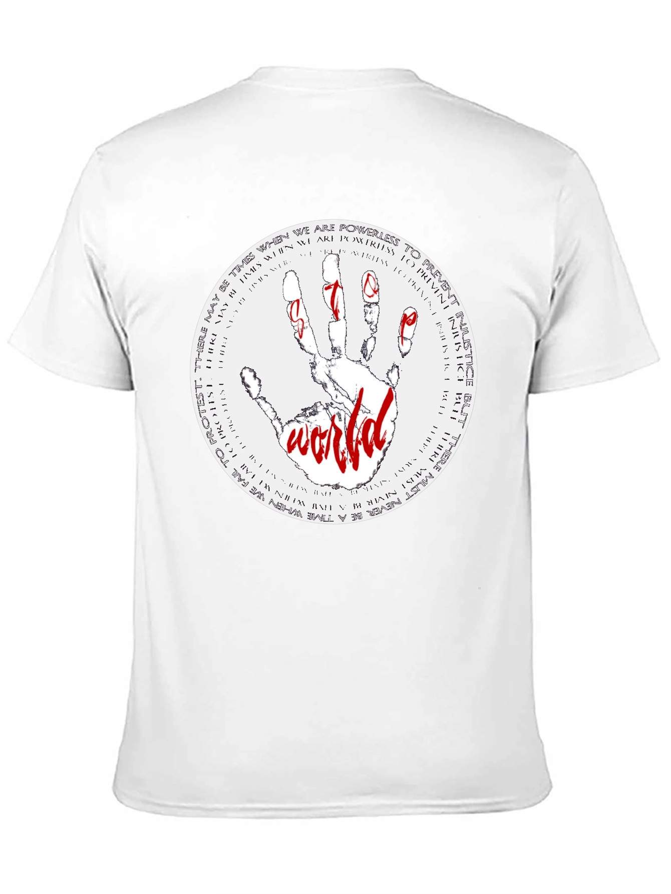 Justice World Graphic Print Tee