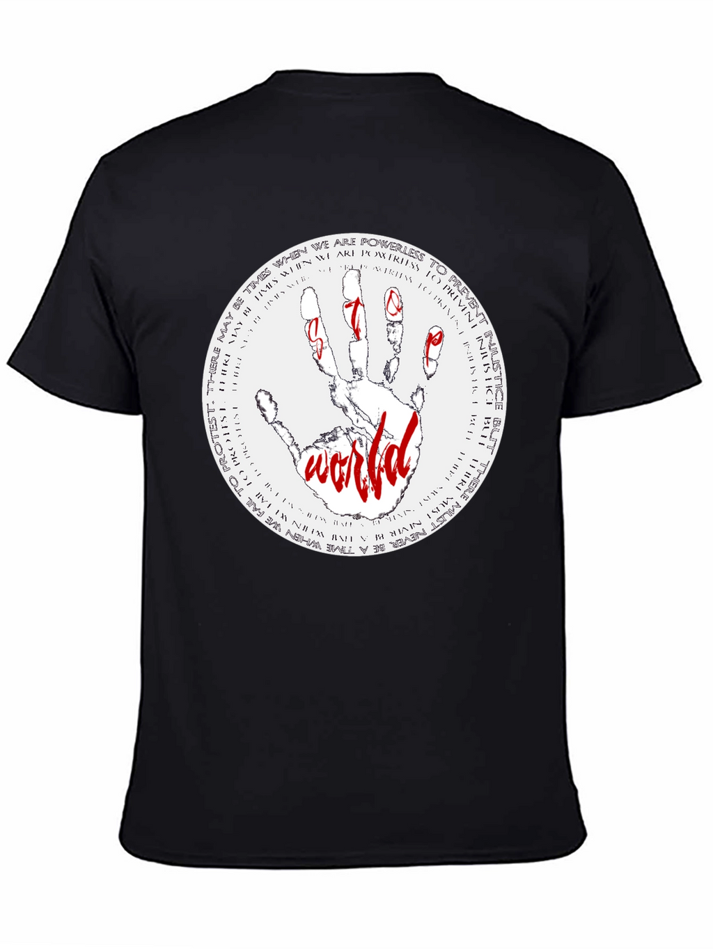 Justice World Graphic Print Tee