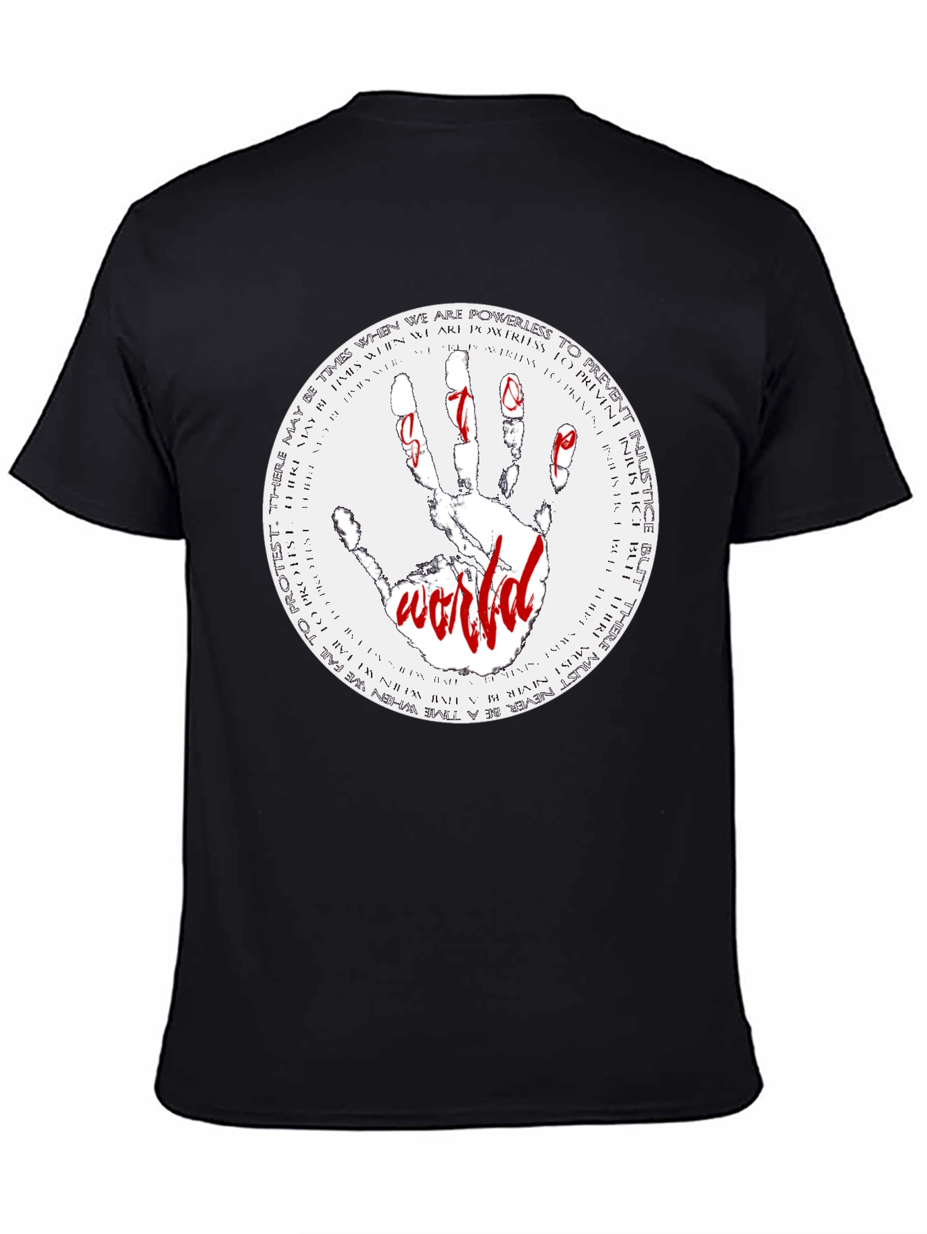 Justice World Graphic Print Tee