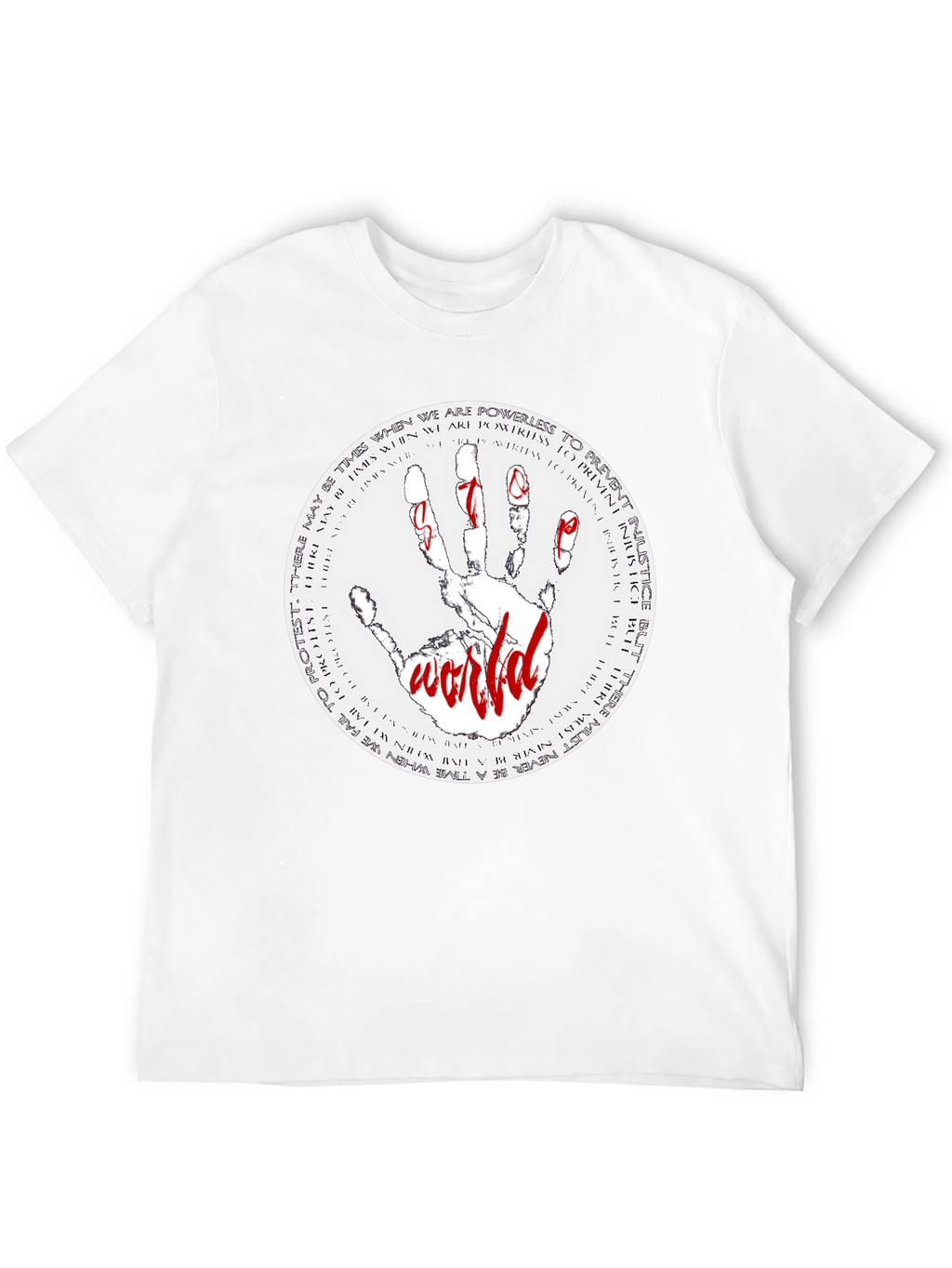 Justice World Graphic Print Tee