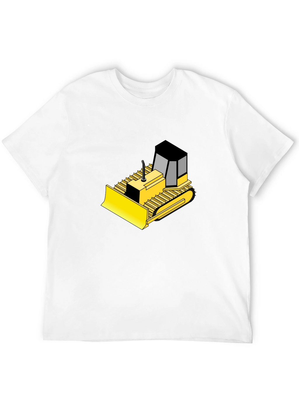Bulldozer Graphic Black T-Shirt