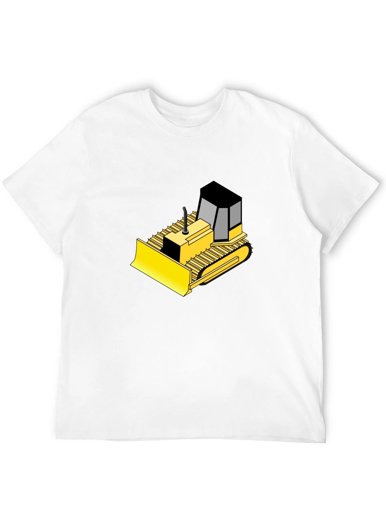 Bulldozer Graphic Black T-Shirt