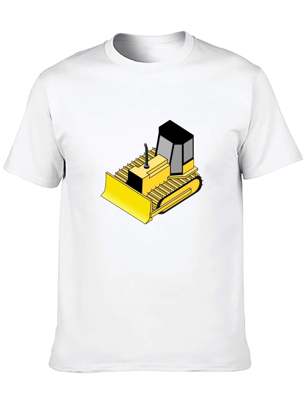 Bulldozer Graphic Black T-Shirt