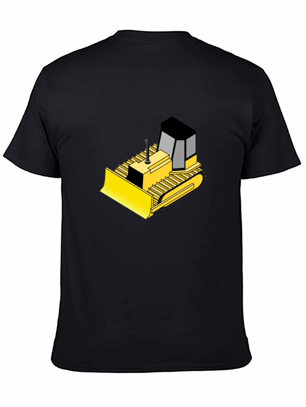 Bulldozer Graphic Black T-Shirt